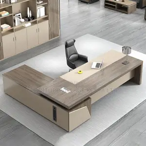 Office Table:Multi-Functional L-Shaped Office Unit1.6 Meters