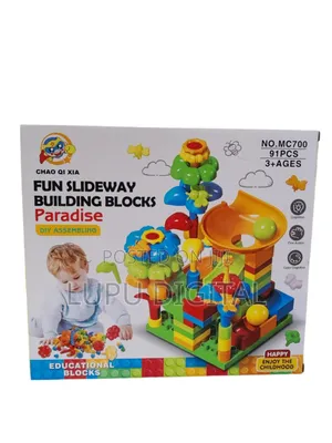 Fun Slideway Building Blocks.
Diy Assembling.