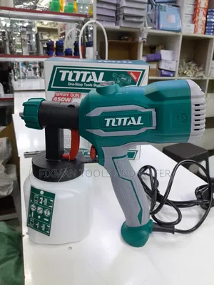 Total Electric Spray Gun 450 Watts Fine Paint Sprayer
