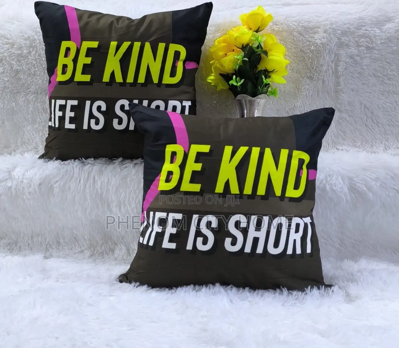 Soothing Printed Cotton Throw Pillow Covers