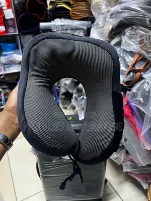 Black Microfiber Travel Neck Pillows at 1000