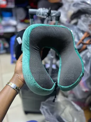 Green Black Quality Micro Fibre Neck Pillows at 1000