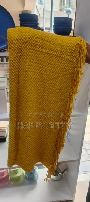 Knitted Throw Blanket