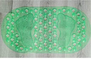Classy Green Antislip Bathroom Floor Mats Available