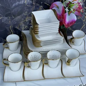 Gold Unique Dinner Set