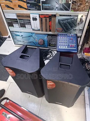 4 Channel Power,2 15inch Lexsen Speaker And 2 Cable Speaker