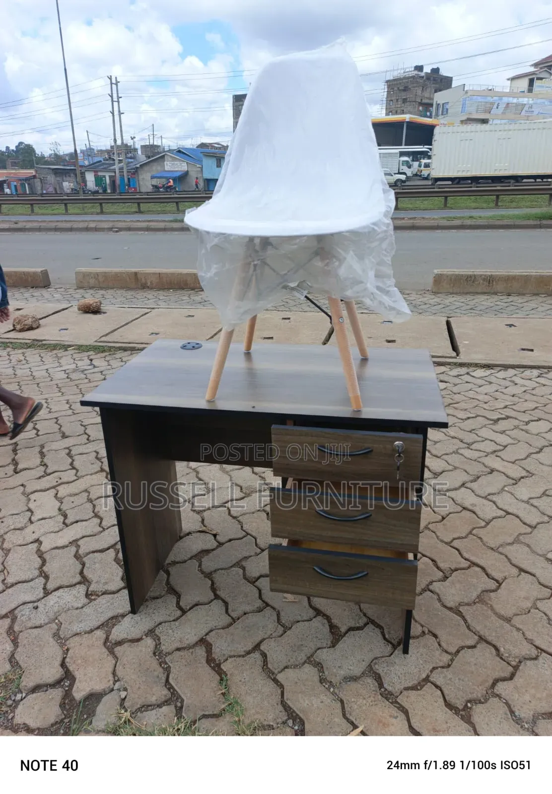 Office Desk and Plus Eames Chair Available Both