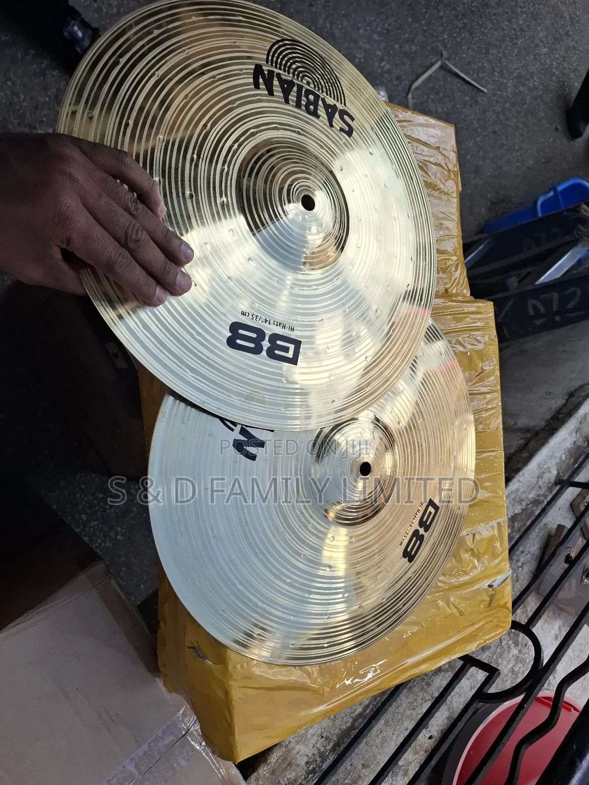Sabian B8 Hi Hat Cymbals