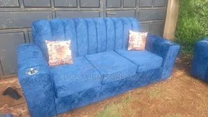 Blue Quality Three Seater Sofa Available for Sale