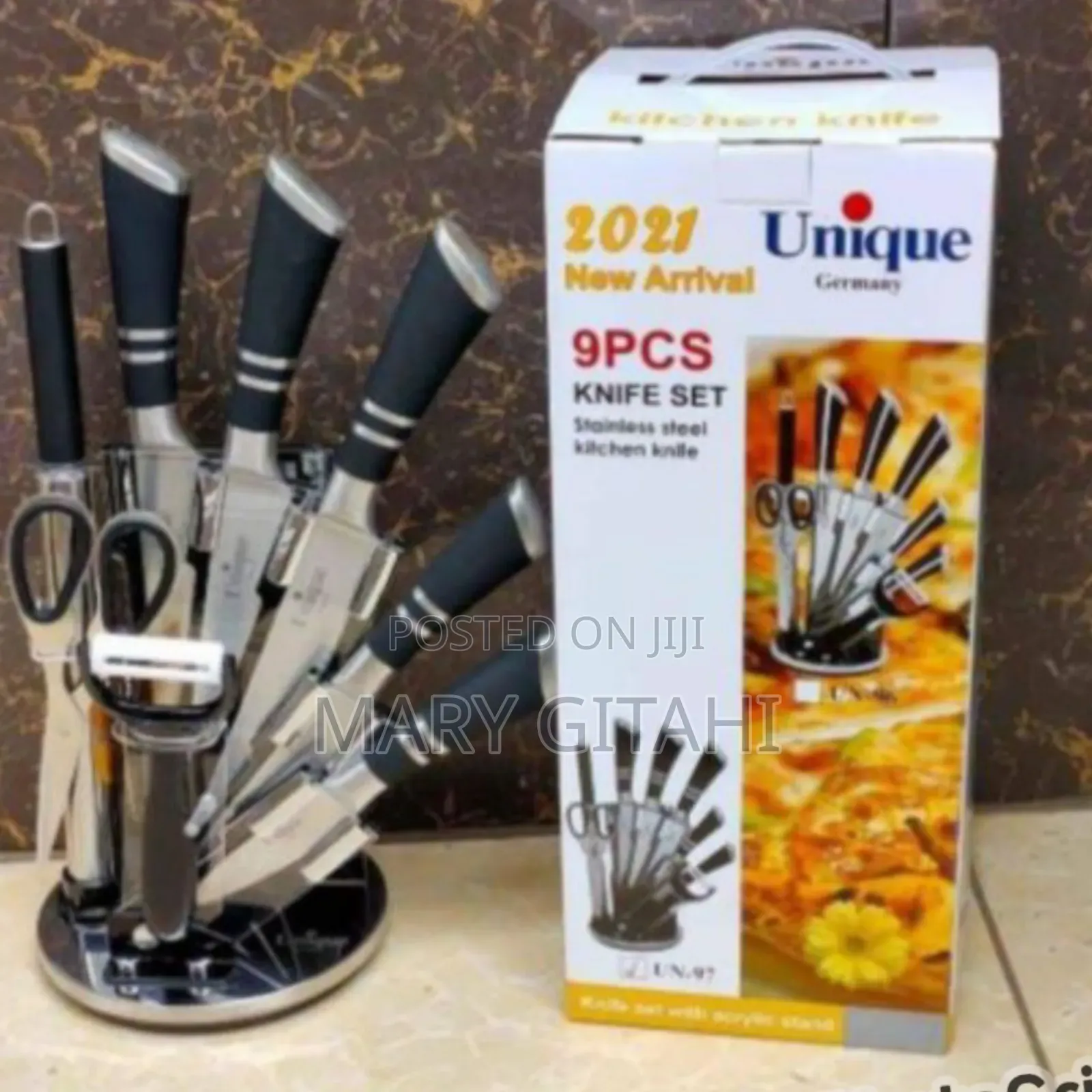 Black New Unique Knife Set*