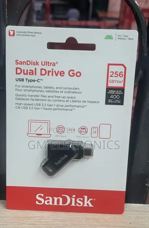 Dual Drive Go Usb Type-C- 256gb for Smart Phones Laptops