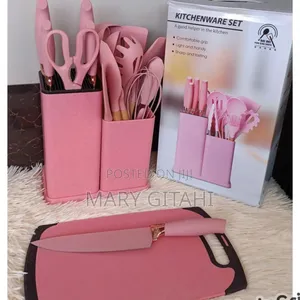 19pc Silicone Spoons at *Pink Color