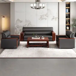 Office Sofa: Streamlined Lumber Lounge Seating for Office
