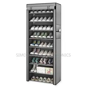 10 Layer Single Row Zipper Shoe Cabinet
