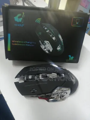 Free Wolf Wireless Charging Luminous Mouse