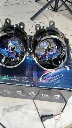 Triple Laser Biled Fog Lights Dim /Full Beam