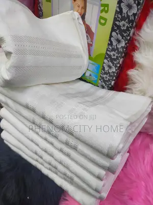 White Large His Towels Available Now