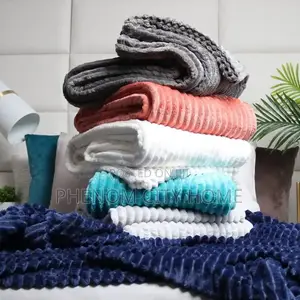 Plain Cozy Fleece Velvet Throw Blankets Available Now