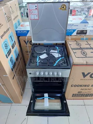 Von Cooker 50×50cm 3 Gas + 1 Electric - Vcf503131nfy Enamel Grey