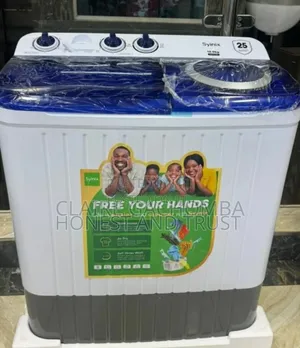 10kgs Syinix Twin Tub Semi-Automatic Washing Machine