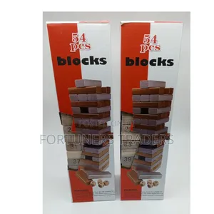 54pcs Wooden Jenga Block Game