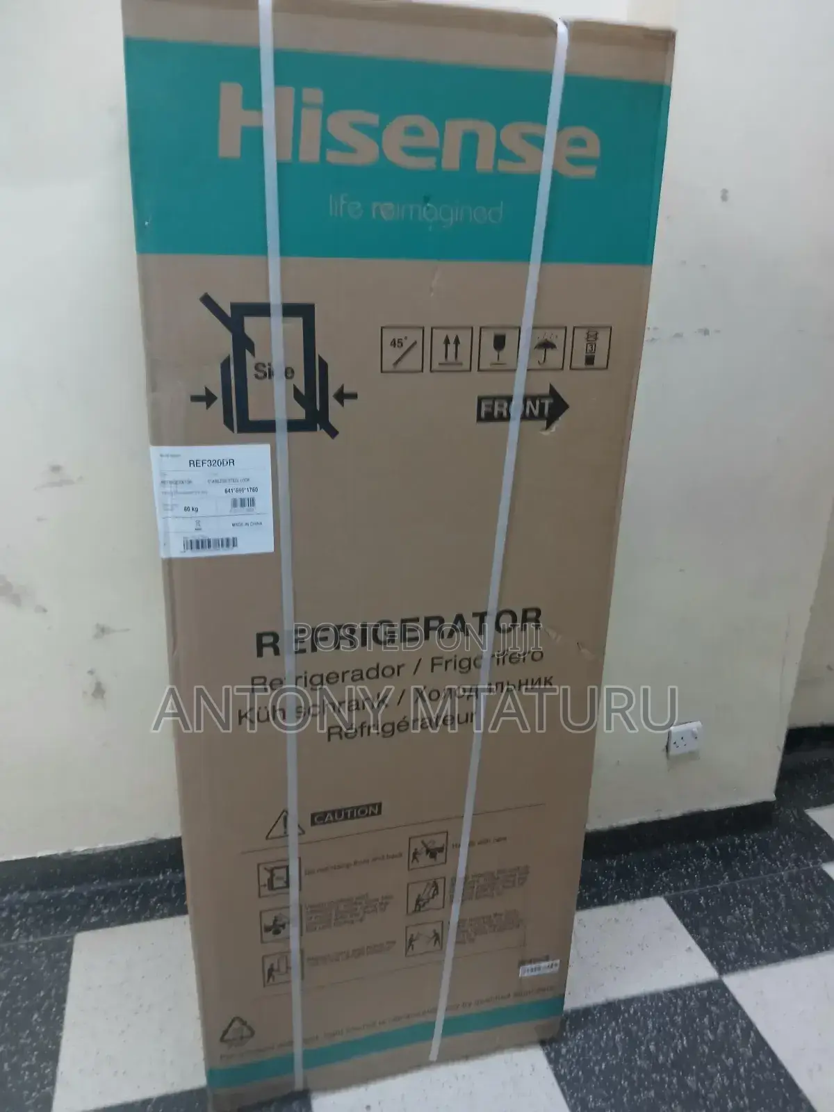 Hisense Ref320dr 320litres Double Door Fridge