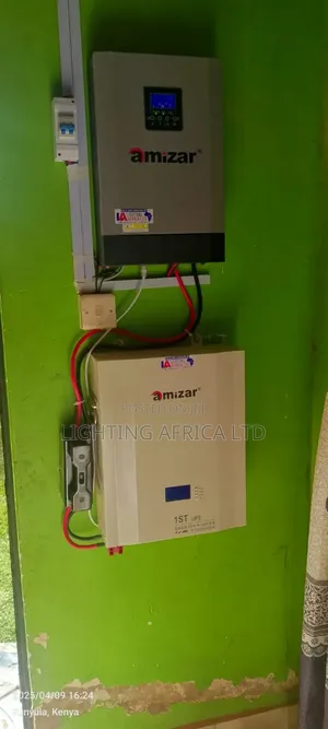 Amizar Lithium Battery 5.12kwh + 5.5kva Hybrid Inverter