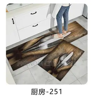 Kitchen Antislip Mats With Rubber Bottom Available