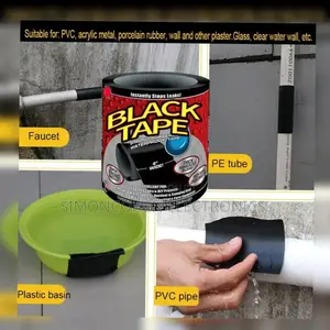 Rubberised Black Flex Tape