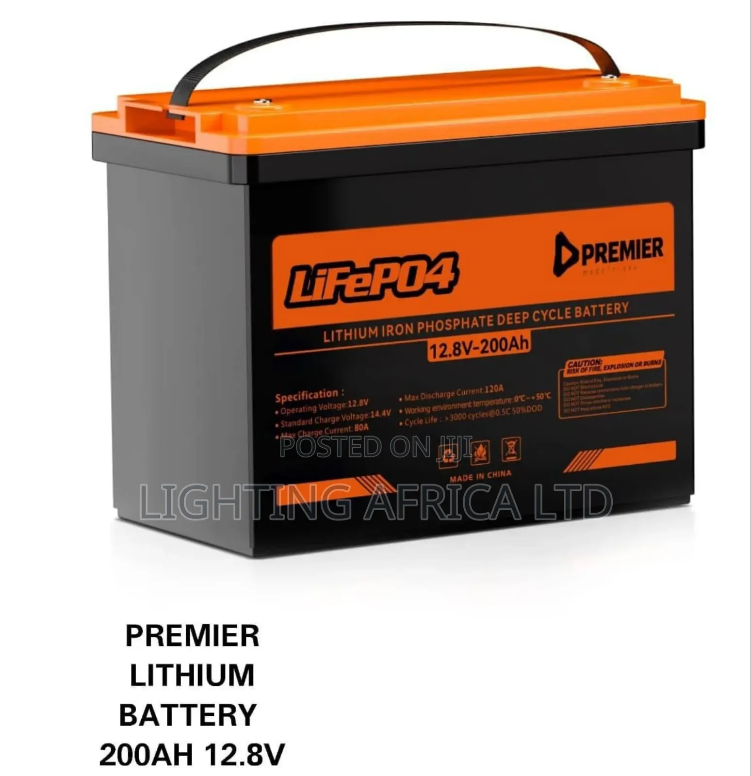 200ah/12.8v Lithium Ion Premier Battery 5% Dod