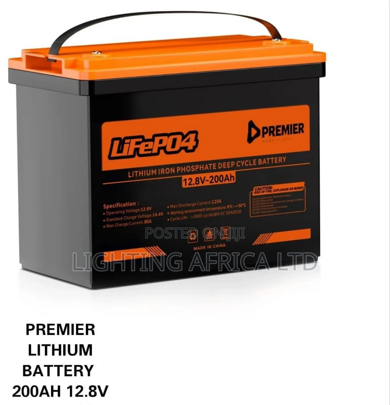 200ah/12.8v Lithium Ion Premier Battery 5% Dod