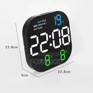 Led Large Digital Wall Clock
