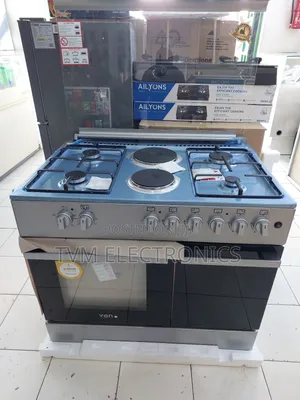 Von Cooker 4 Gas + 2 Electric - Silver