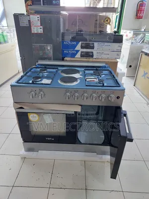 Von Cooker 4 Gas + 2 Electric - Silver