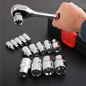 14 PCS Female E Star Torx Socket Set E4-E24, E-Torx