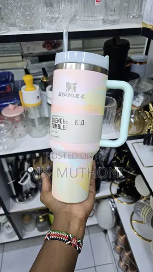 Rainbow Marble Travel Mug ( Og Stanley )