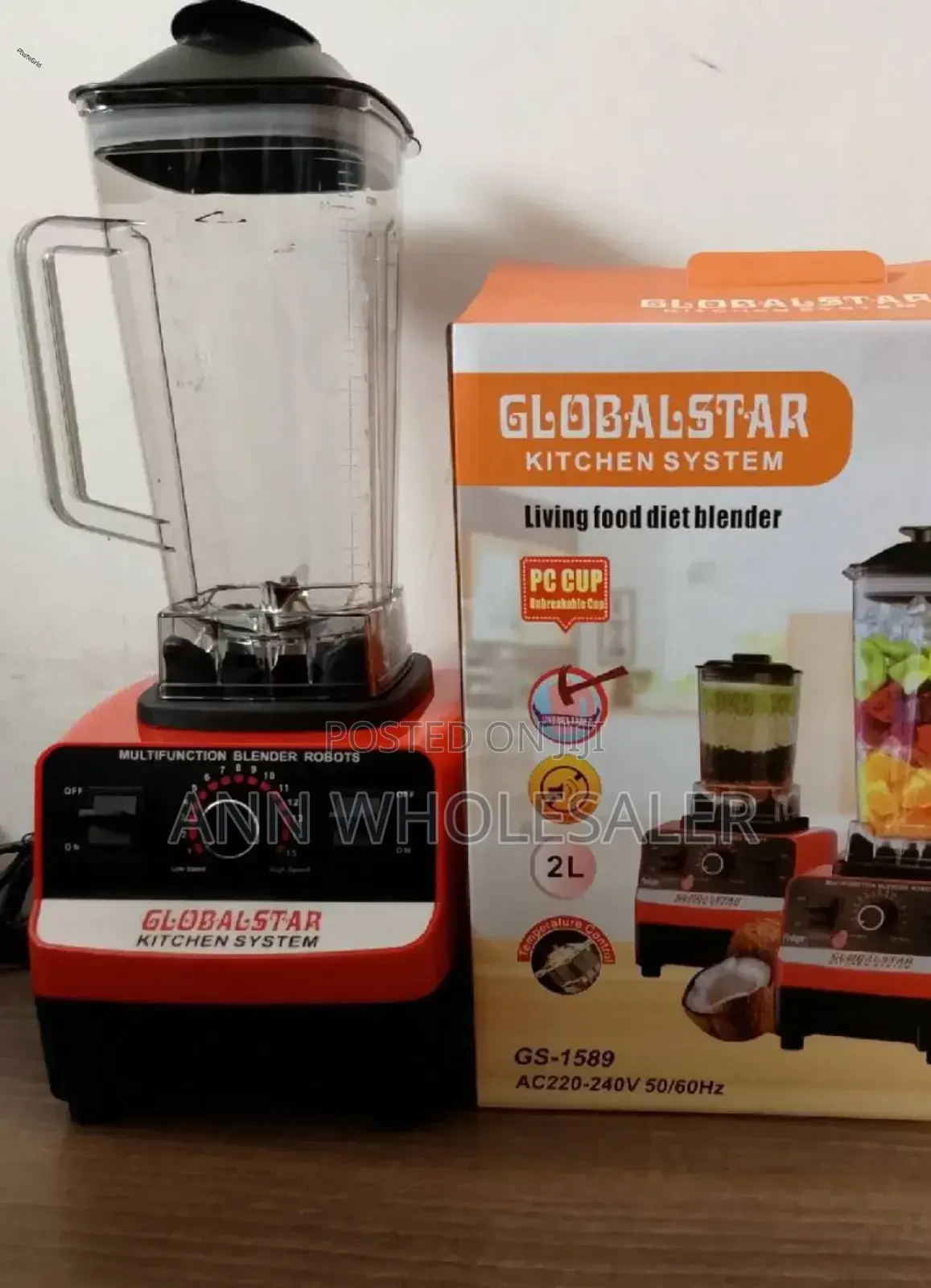 New- Arrival- Global Star- Blender - Silver Crest - Model