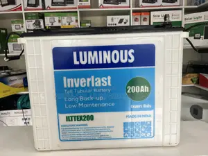 Luminous 12v 200ah Tall Tubular Battery
