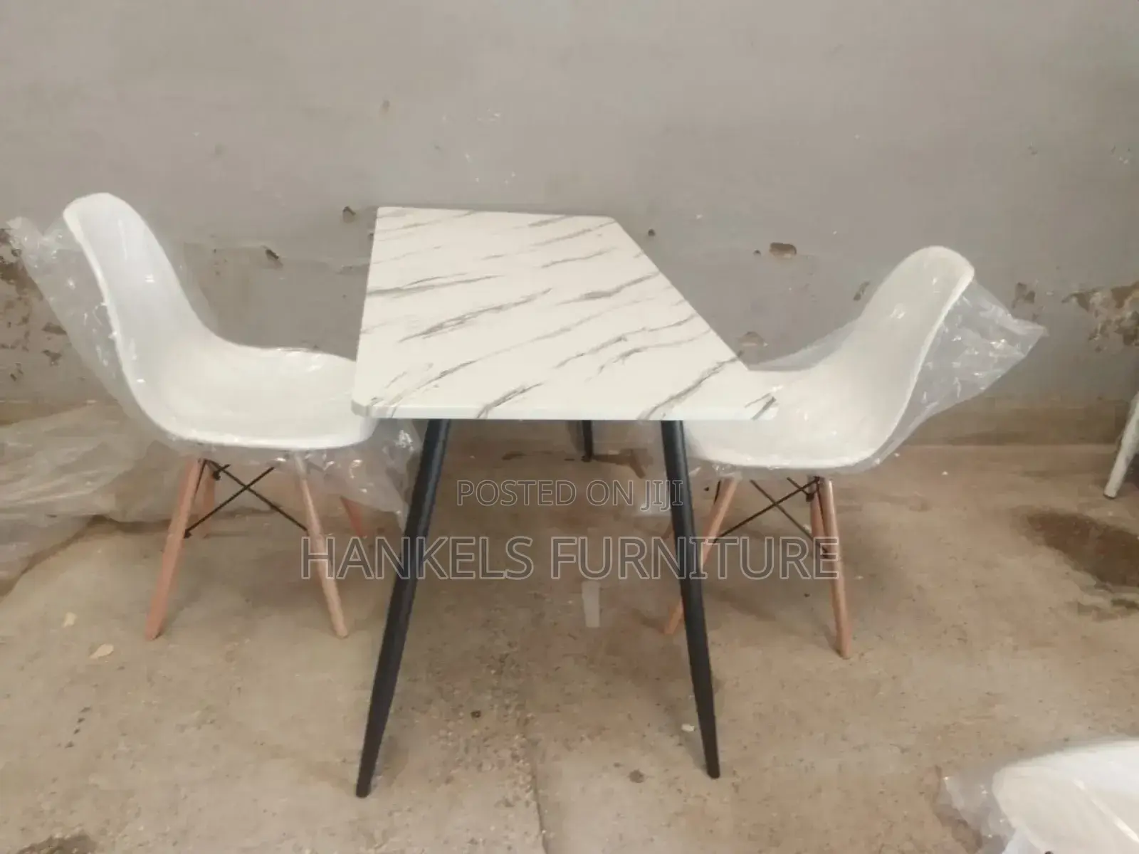 Dining Set White Eames Chairs