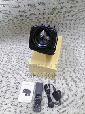 Trustworthy Hy320 Black Android Projector.