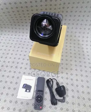 Trustworthy Hy320 Black Android Projector.