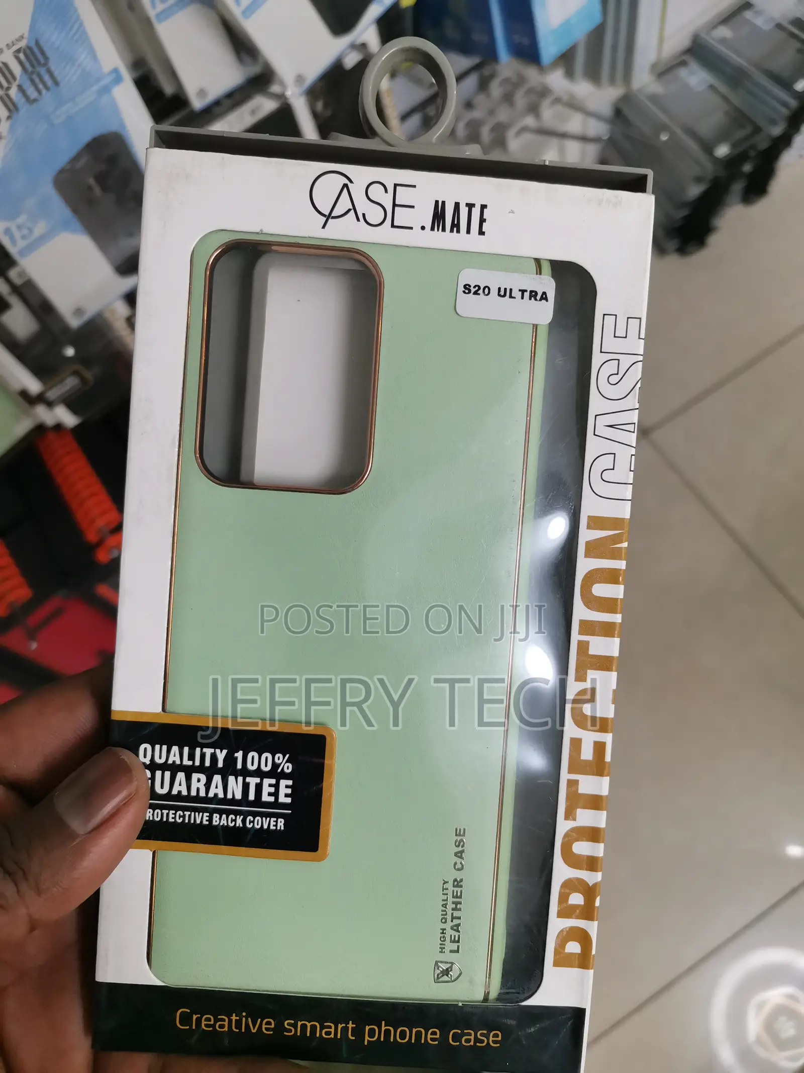 Scalebee Samsung Galaxy S24 Ultra Leather Electroplate Case