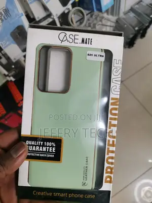 Scalebee Samsung Galaxy S24 Ultra Leather Electroplate Case