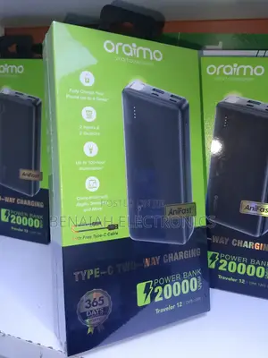 20000 Mah Powerbank, With Free Type C Cable