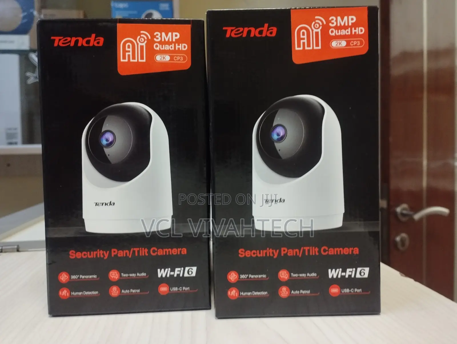 Tenda Cp3 Pro 3mp Security Pan/Tilt Camera