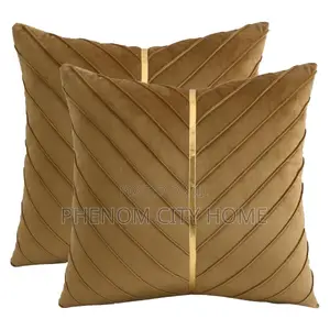 Soft Velvet Gold Cushion Throw Pillow Covers