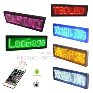 Programmable Scrolling Display Badge