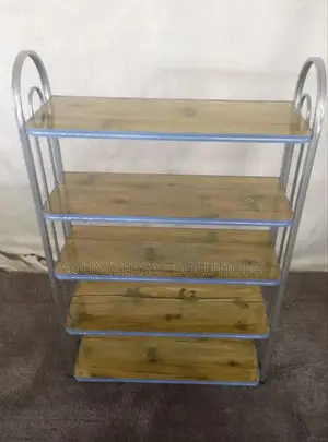5 Tier Wooden Imported Shoe Rack