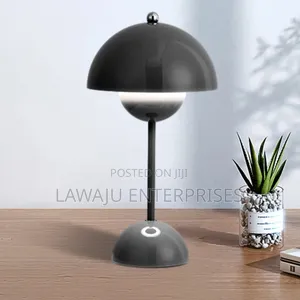 Black Rechargeable Table Lamp