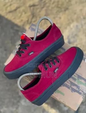 Red Black Vans